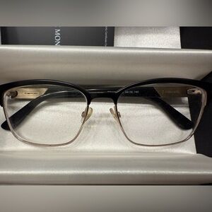Tom ford Black and Gold Eyeglasses
